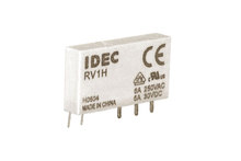 IDEC RV1H-G-D5 - Interface Relay 6mm SPDT contacts 6A 5VDC Coil LED Indicator